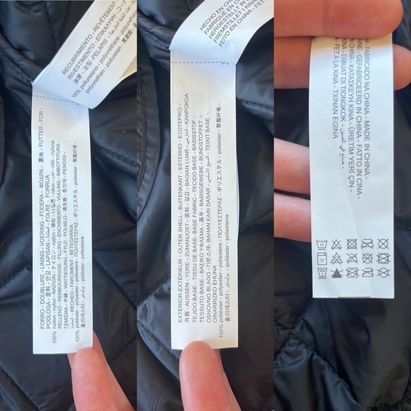 ZARA Quilted Faux Leather Longline Jacket Size XS - Picture 7 of 15